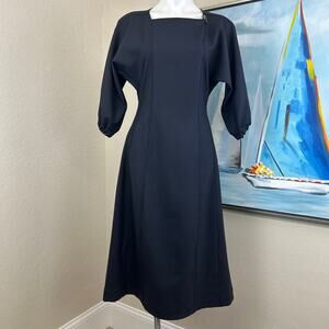 Sea New York Navy Midi Dress